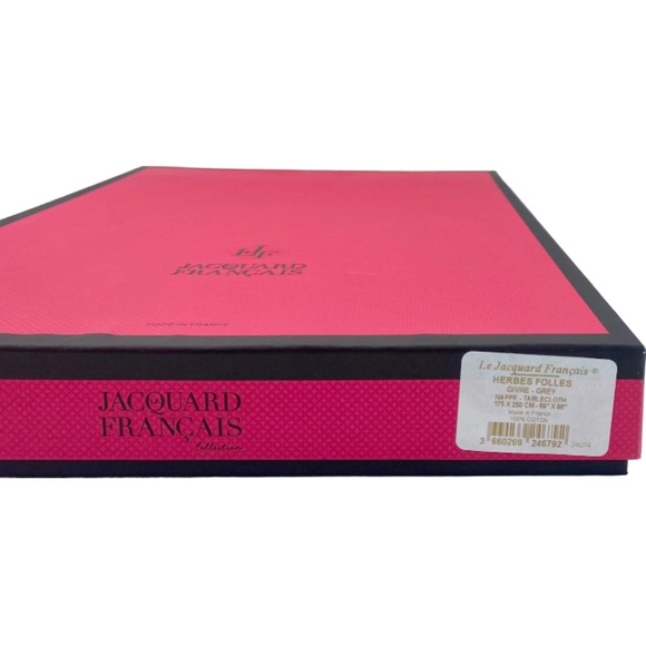 New Le Jacquard Francais Pink Rectangular Storage Gift Presentation Box 14.5”L - Picture 4 of 8